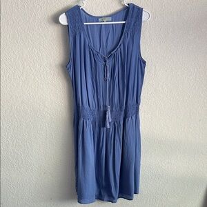 Blue Sleeveless Dress